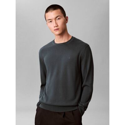 Calvin Klein Sweter Regular Fit zielony L Calvin Klein Sweter Regular Fit zielony L