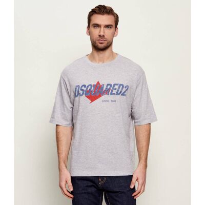 Dsquared2 T-shirt Loose fit szary S Dsquared2 T-shirt Loose fit szary S