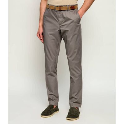 Tommy Hilfiger Spodnie chino Bleecker Slim Fit szary 36/34 Tommy Hilfiger Spodnie chino Bleecker Slim Fit szary 36/34