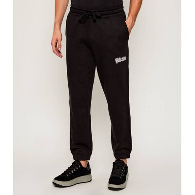 Hugo Blue Spodnie dresowe Nyrotro Loose fit czarny S Hugo Blue Spodnie dresowe Nyrotro Loose fit czarny S