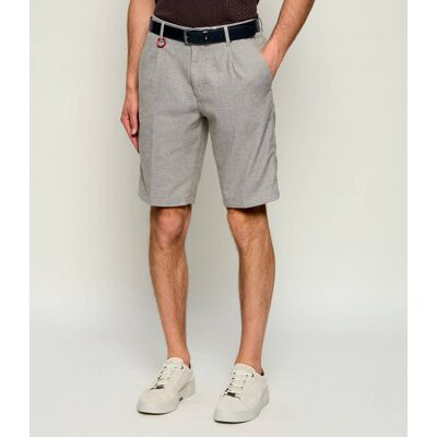 Joop! Jeans Szorty chino Ruby Regular Fit z dodatkiem lnu beżowy 38 Joop! Jeans Szorty chino Ruby Regular Fit z dodatkiem lnu beżowy 38