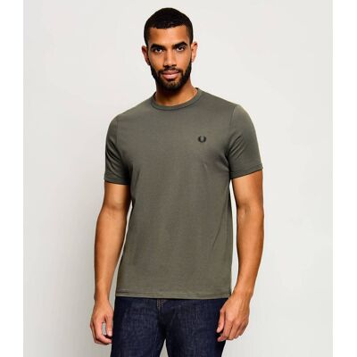 Fred Perry T-shirt Ringer Regular Fit oliwkowy S Fred Perry T-shirt Ringer Regular Fit oliwkowy S