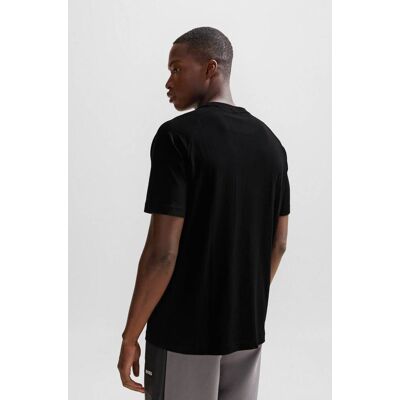 Boss GREEN T-shirt Tee 2 Regular Fit stretch czarny S Boss GREEN T-shirt Tee 2 Regular Fit stretch czarny S