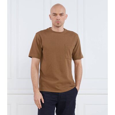 Boss ORANGE T-shirt Tempestoshort Relaxed fit brązowy XL Boss ORANGE T-shirt Tempestoshort Relaxed fit brązowy XL