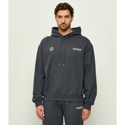 AllSaints Bluza EMBLEM Oversize fit grafitowy XXL AllSaints Bluza EMBLEM Oversize fit grafitowy XXL