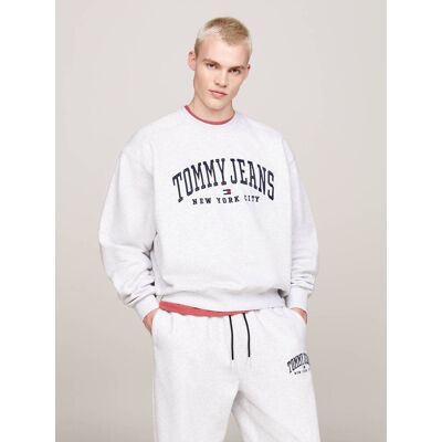 Tommy Jeans Bluza Loose fit szary M Tommy Jeans Bluza Loose fit szary M