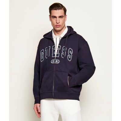 Guess Bluza Davis Relaxed fit granatowy S Guess Bluza Davis Relaxed fit granatowy S