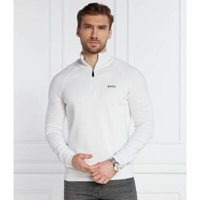 Boss GREEN Sweter Perform-X_QZ Regular Fit biały XXL Boss GREEN Sweter Perform-X_QZ Regular Fit biały XXL