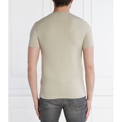 Boss ORANGE T-shirt Thinking Regular Fit beżowy M Boss ORANGE T-shirt Thinking Regular Fit beżowy M