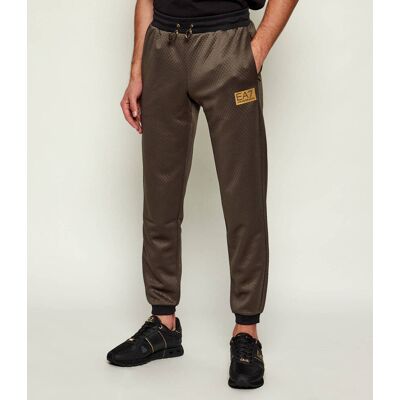 EA7 Spodnie dresowe Regular Fit brązowy XL EA7 Spodnie dresowe Regular Fit brązowy XL
