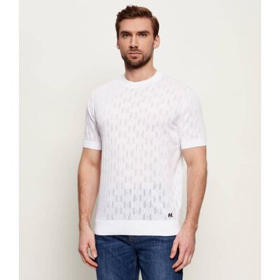 Karl Lagerfeld Sweter Slim Fit biały XXXL Karl Lagerfeld Sweter Slim Fit biały XXXL