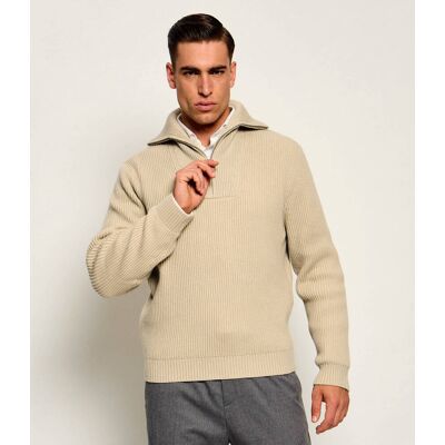 Drykorn Sweter Manuelo_2 Regular Fit beżowy M Drykorn Sweter Manuelo_2 Regular Fit beżowy M
