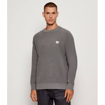 Calvin Klein Jeans Sweter Loose fit szary M Calvin Klein Jeans Sweter Loose fit szary M
