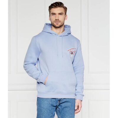 Tommy Jeans Bluza 3D STREET Regular Fit błękitny M Tommy Jeans Bluza 3D STREET Regular Fit błękitny M