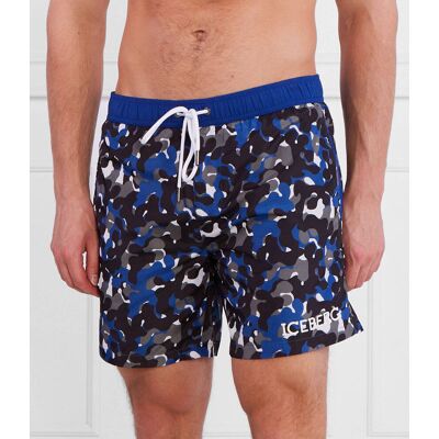 Iceberg Szorty kąpielowe Regular Fit granatowy S Iceberg Szorty kąpielowe Regular Fit granatowy S