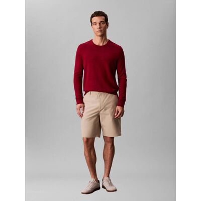 Calvin Klein Szorty chino Straight fit beżowy 34 Calvin Klein Szorty chino Straight fit beżowy 34