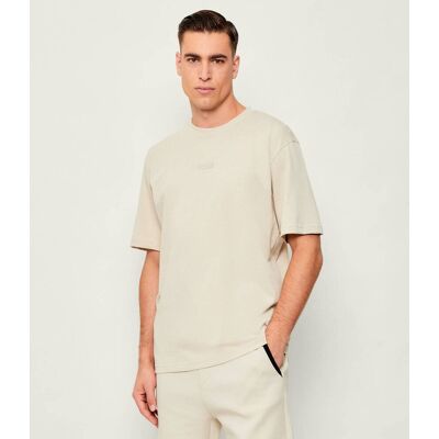 Boss GREEN T-shirt Tee 10 Oversize fit beżowy L Boss GREEN T-shirt Tee 10 Oversize fit beżowy L
