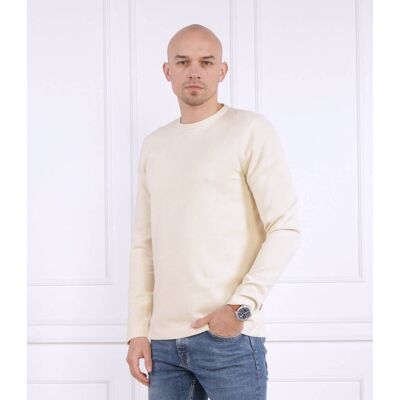 Boss ORANGE Sweter Tempesto Regular Fit ecru S Boss ORANGE Sweter Tempesto Regular Fit ecru S