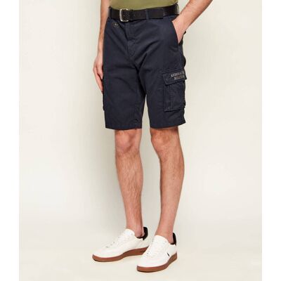 Aeronautica Militare Szorty Regular Fit granatowy 54 Aeronautica Militare Szorty Regular Fit granatowy 54