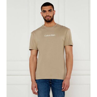 Calvin Klein T-shirt Comfort fit beżowy M Calvin Klein T-shirt Comfort fit beżowy M