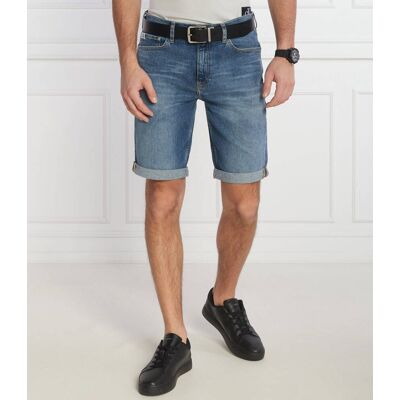 Calvin Klein Jeans Jeansowe szorty Slim Fit niebieski 30 Calvin Klein Jeans Jeansowe szorty Slim Fit niebieski 30