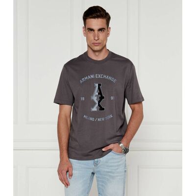 Giorgio Armani Exchange T-shirt Regular Fit szary S Giorgio Armani Exchange T-shirt Regular Fit szary S