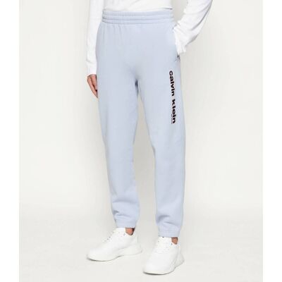 Calvin Klein Spodnie dresowe RETRO Regular Fit błękitny L Calvin Klein Spodnie dresowe RETRO Regular Fit błękitny L