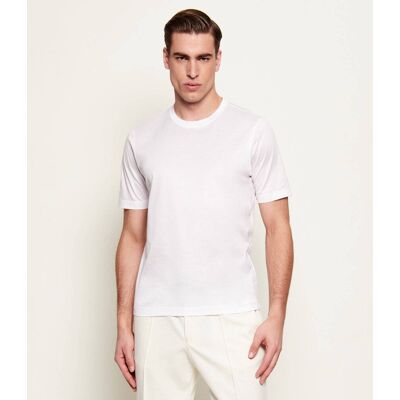 Gran Sasso T-shirt Slim Fit biały 54 Gran Sasso T-shirt Slim Fit biały 54