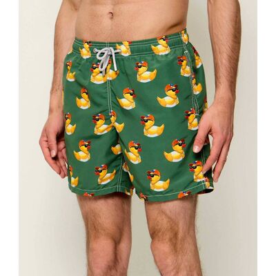 ST.Barth Szorty kąpielowe GUSTAVIA DUCKY RAPPER Regular Fit zielony M ST.Barth Szorty kąpielowe GUSTAVIA DUCKY RAPPER Regular Fit zielony M