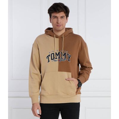 Tommy Jeans Bluza Relaxed fit brązowy L Tommy Jeans Bluza Relaxed fit brązowy L