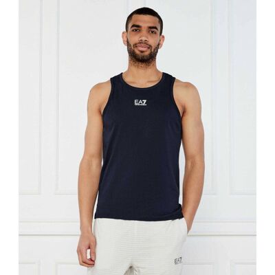 EA7 Tank top Slim Fit granatowy M EA7 Tank top Slim Fit granatowy M