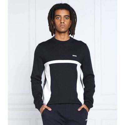 Boss GREEN Sweter Reloko Regular Fit z dodatkiem wełny granatowy M Boss GREEN Sweter Reloko Regular Fit z dodatkiem wełny granatowy M