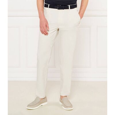 Boss BLACK Spodnie chino P-Kane-Zip Tapered fit beżowy 52 Boss BLACK Spodnie chino P-Kane-Zip Tapered fit beżowy 52