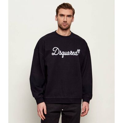 Dsquared2 Bluza D2 Signature Relaxed fit czarny M Dsquared2 Bluza D2 Signature Relaxed fit czarny M