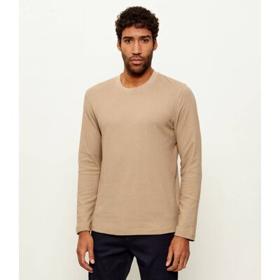 Joop! Jeans Sweter JJJ-Ioane Slim Fit beżowy M Joop! Jeans Sweter JJJ-Ioane Slim Fit beżowy M