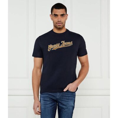 Guess Jeans T-shirt 1981 Regular Fit granatowy M Guess Jeans T-shirt 1981 Regular Fit granatowy M