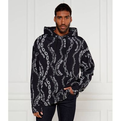 Versace Jeans Couture Bluza Loose fit czarny L Versace Jeans Couture Bluza Loose fit czarny L