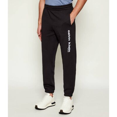 Calvin Klein Spodnie dresowe RETRO Regular Fit czarny L Calvin Klein Spodnie dresowe RETRO Regular Fit czarny L