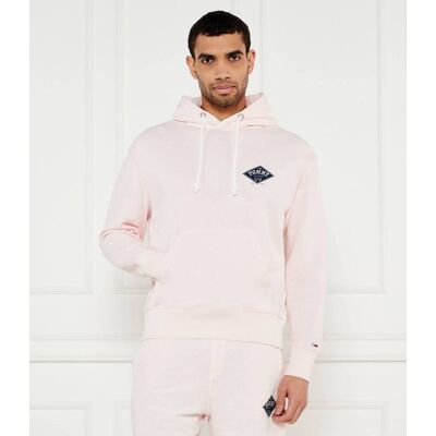 Tommy Jeans Bluza Regular Fit pudrowy róż S Tommy Jeans Bluza Regular Fit pudrowy róż S