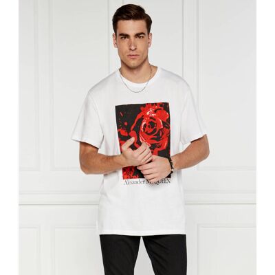 Alexander McQueen T-shirt Relaxed fit biały M Alexander McQueen T-shirt Relaxed fit biały M