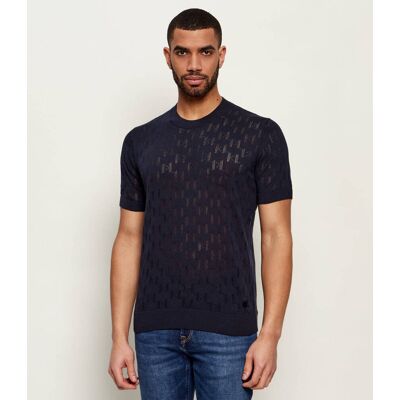 Karl Lagerfeld Sweter Slim Fit granatowy S Karl Lagerfeld Sweter Slim Fit granatowy S