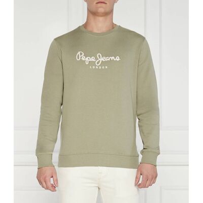 Pepe Jeans London Bluza Regular Fit zielony XXL Pepe Jeans London Bluza Regular Fit zielony XXL