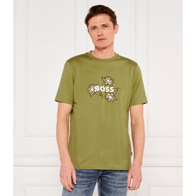Boss BLACK T-shirt C-Thompson 121 Regular Fit zielony M Boss BLACK T-shirt C-Thompson 121 Regular Fit zielony M