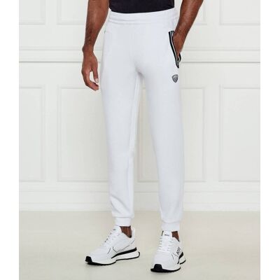 EA7 Spodnie dresowe Regular Fit biały XL EA7 Spodnie dresowe Regular Fit biały XL