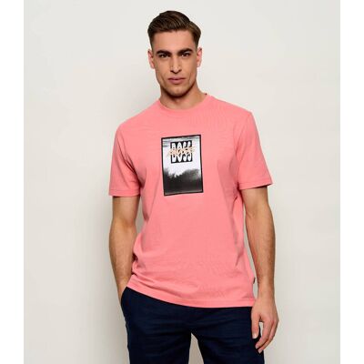 Boss ORANGE T-shirt Te_Dj Regular Fit łososiowy XL Boss ORANGE T-shirt Te_Dj Regular Fit łososiowy XL