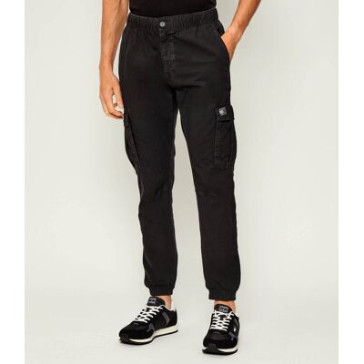 Tommy Jeans Spodnie jogger Scanton Slim Fit czarny 31/32 Tommy Jeans Spodnie jogger Scanton Slim Fit czarny 31/32