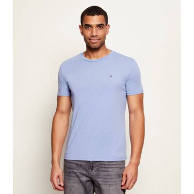 Tommy Jeans T-shirt Extra slim fit błękitny XXL Tommy Jeans T-shirt Extra slim fit błękitny XXL