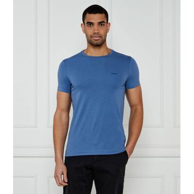 Calvin Klein T-shirt Slim Fit niebieski XL Calvin Klein T-shirt Slim Fit niebieski XL