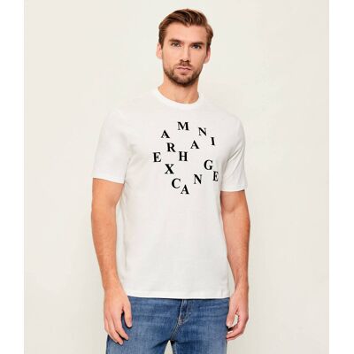 Giorgio Armani Exchange T-shirt Slim Fit ecru L Giorgio Armani Exchange T-shirt Slim Fit ecru L