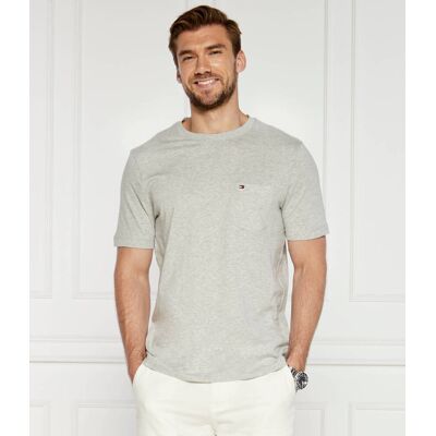 Tommy Hilfiger T-shirt POCKET TEE Regular Fit szary XXL Tommy Hilfiger T-shirt POCKET TEE Regular Fit szary XXL